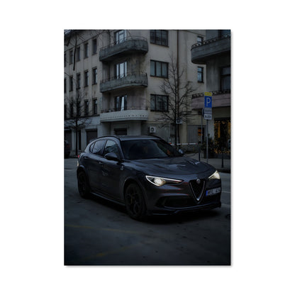 Poster Stelvio Noir