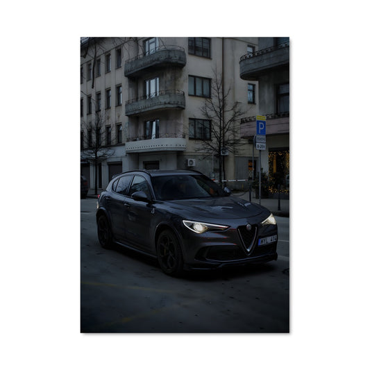 Poster Stelvio Noir