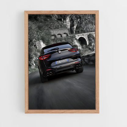 ap-stelvio quadrifoglio-3 cadre Bois clair