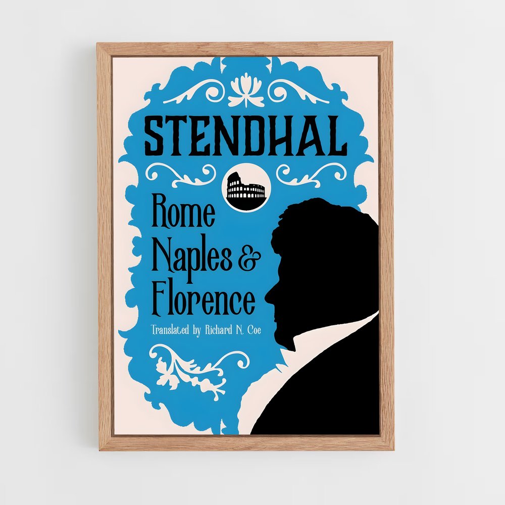 ap-stendhal-9 cadre Bois clair