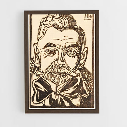 ap-stephane mallarme-1 cadre Bois foncé