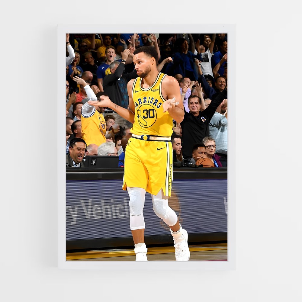 ap-stephen curry-6 cadre Blanc