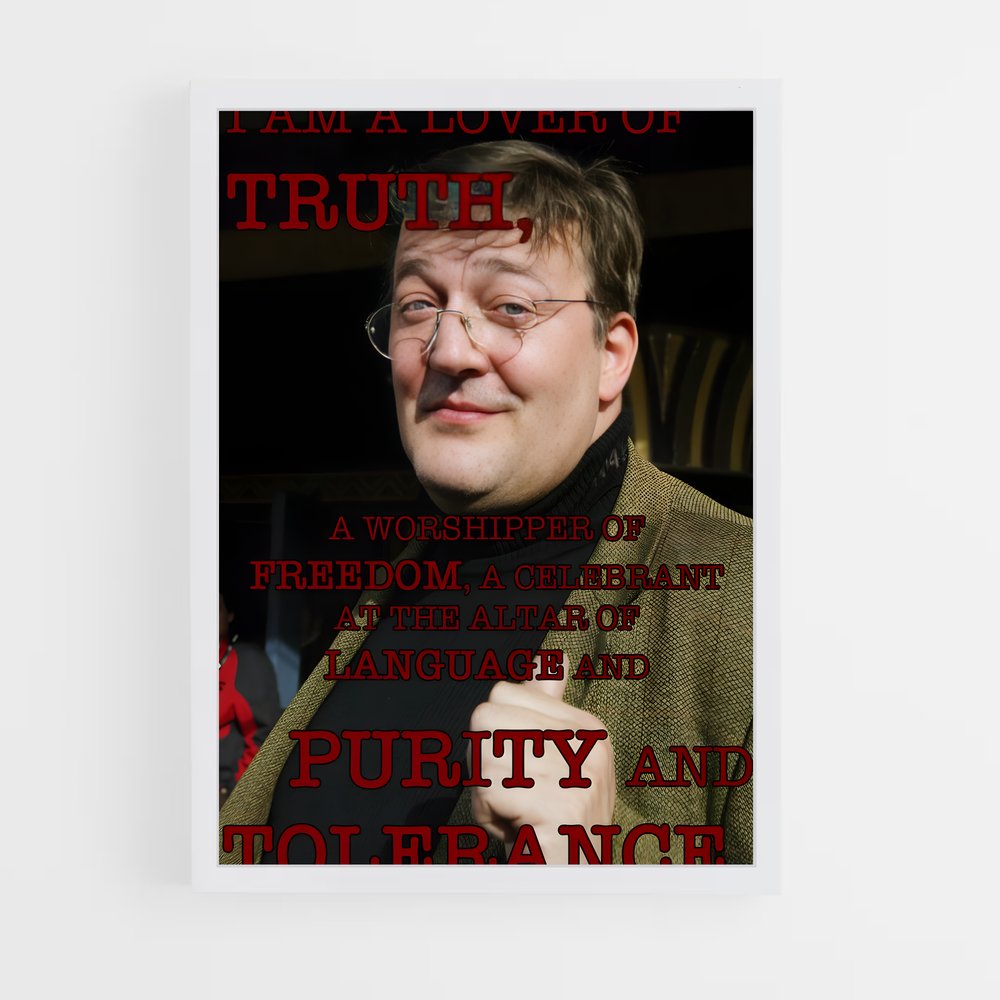 ap-stephen fry-5 cadre Blanc