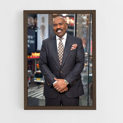 ap-steve harvey-1 cadre Bois foncé