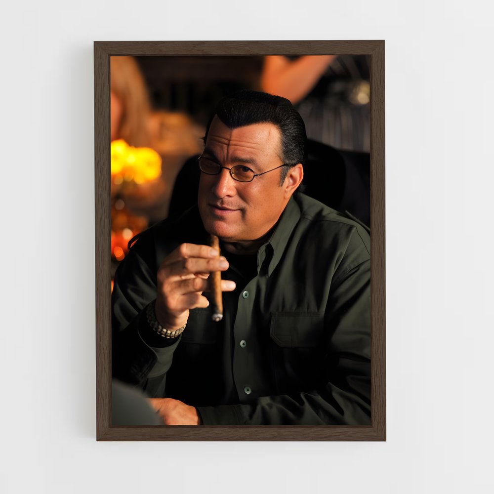 ap-steven seagal-7 cadre Bois foncé