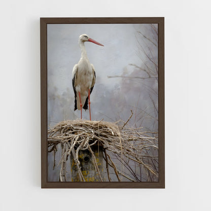 ap-stork-7 cadre Bois foncé