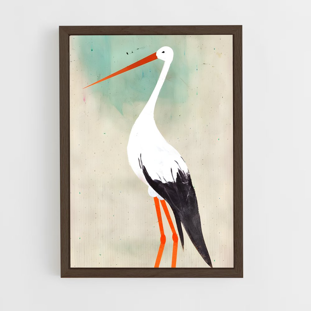 ap-stork-8 cadre Bois foncé