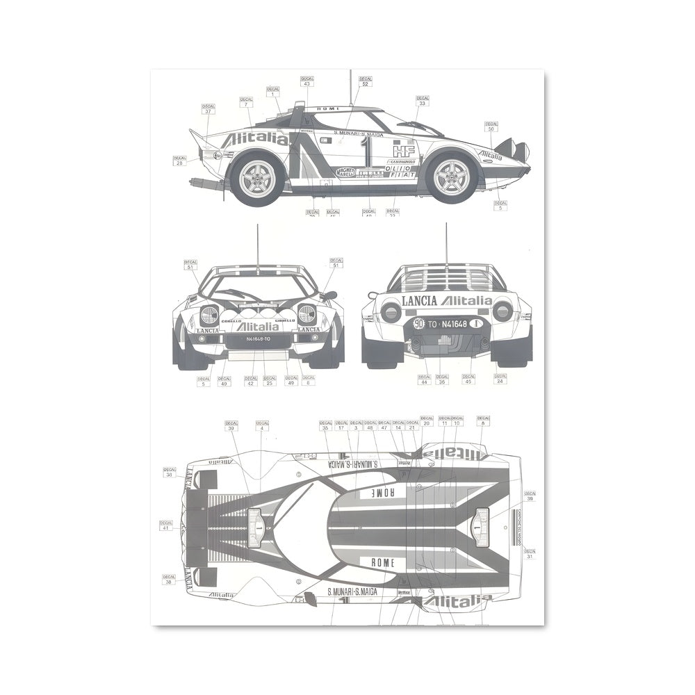 Poster Porsche Evolution