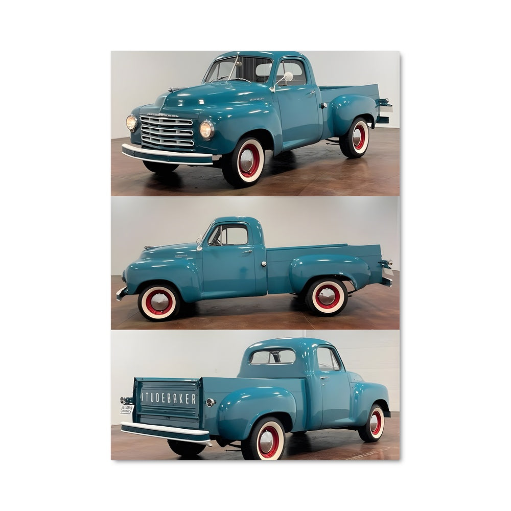 Poster Rouge et Bleu