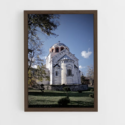 ap-studenica monastery-1 cadre Bois foncé
