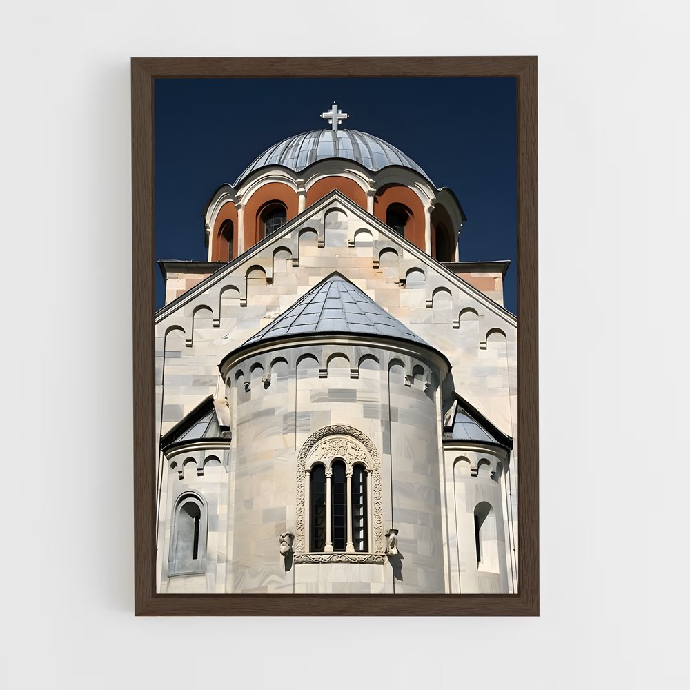 ap-studenica monastery-3 cadre Bois foncé