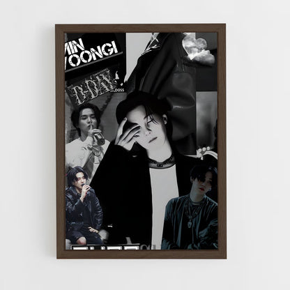 ap-suga bts-8 cadre Bois foncé