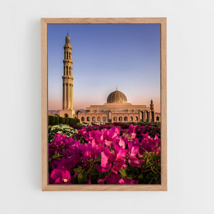 ap-sultan qaboos grand mosque-1 cadre Bois clair