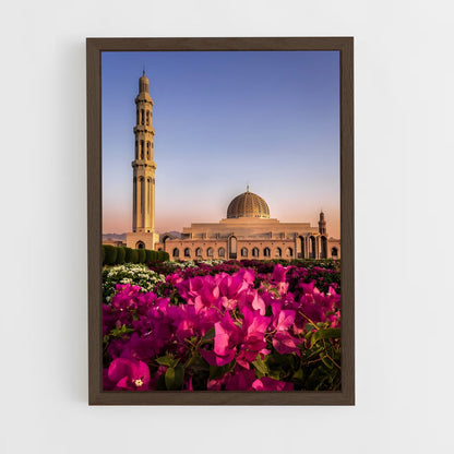 ap-sultan qaboos grand mosque-1 cadre Bois foncé