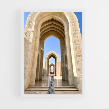 ap-sultan qaboos grand mosque-5 cadre Blanc