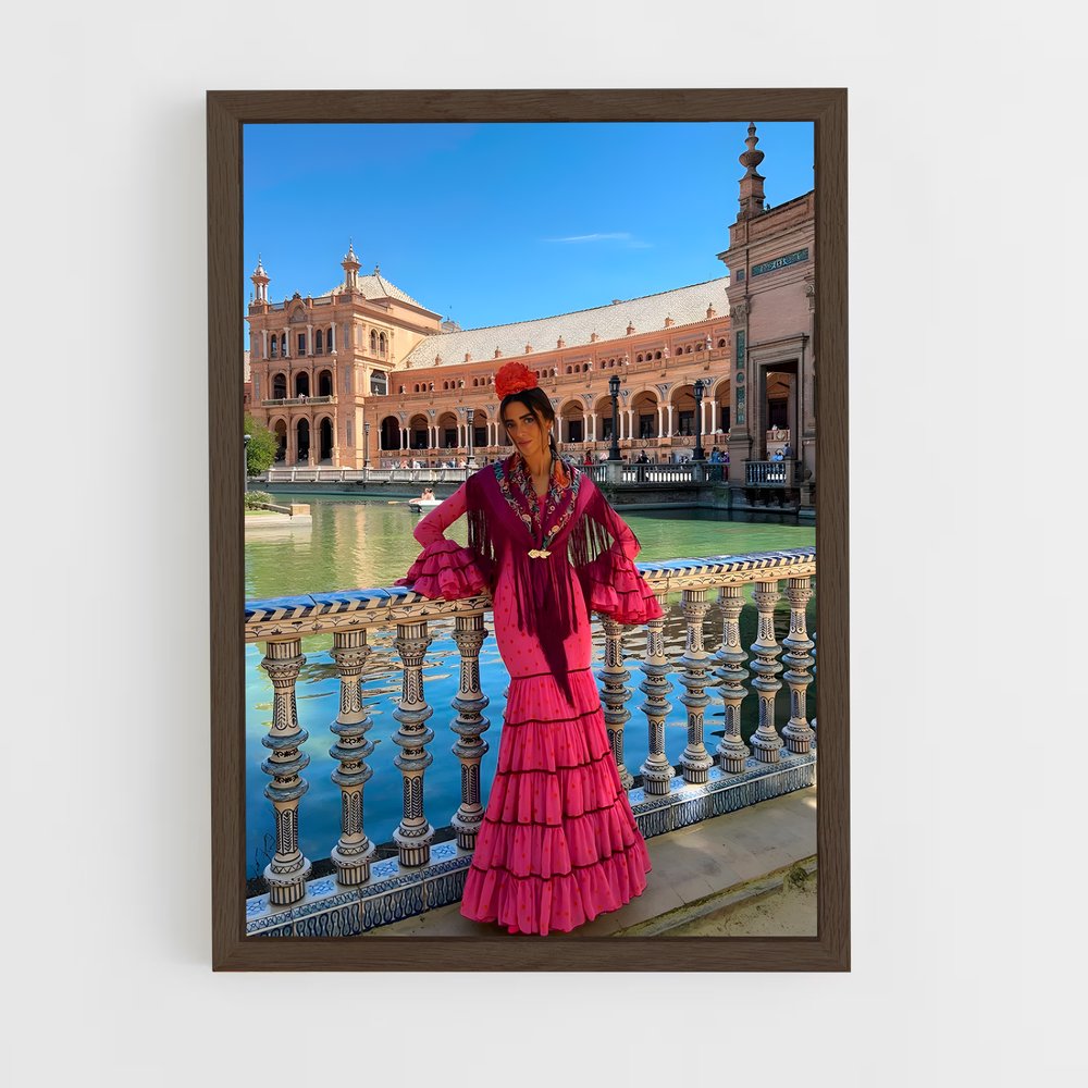 ap-suma flamenca madrid-5 cadre Bois foncé