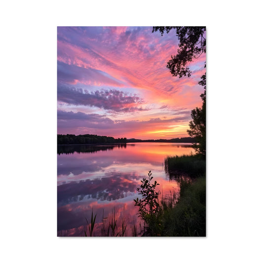 Poster Coucher de Soleil Enchanté