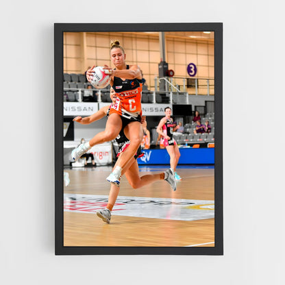 ap-suncorp super netball-2 cadre Noir