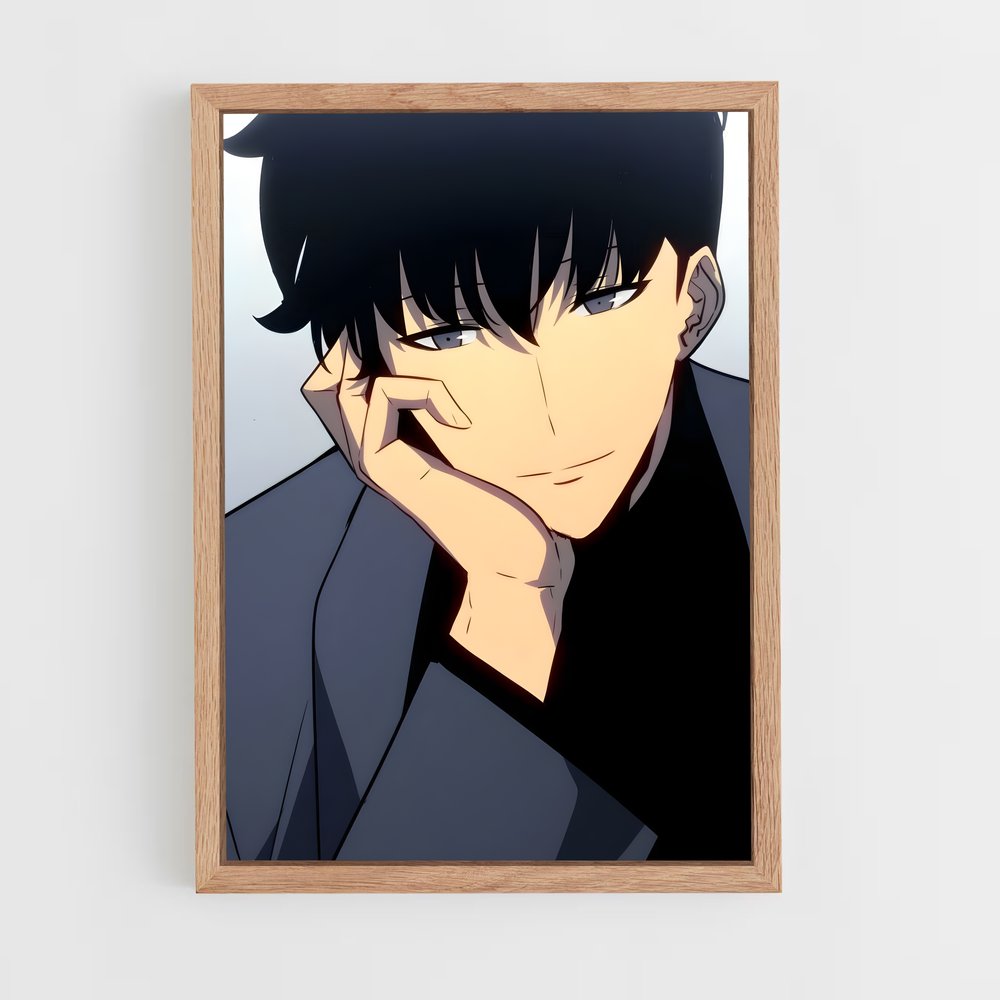 ap-sung jin woo-11 cadre Bois clair