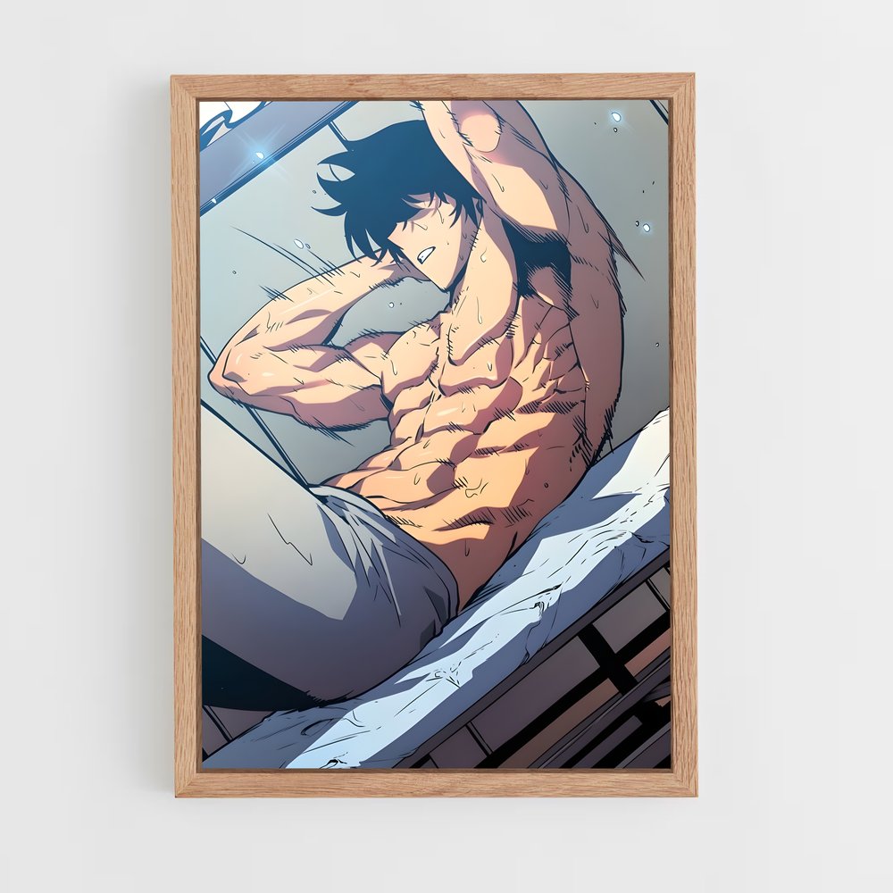 ap-sung jin woo-5 cadre Bois clair