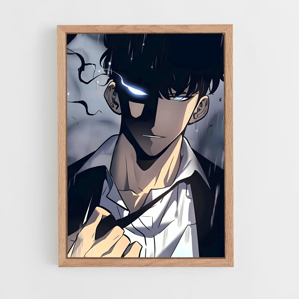 ap-sung jin woo-6 cadre Bois clair