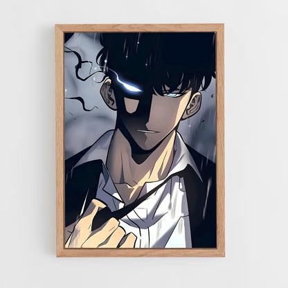 ap-sung jin woo-6 cadre Bois clair