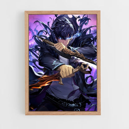 ap-sung jin woo-8 cadre Bois clair