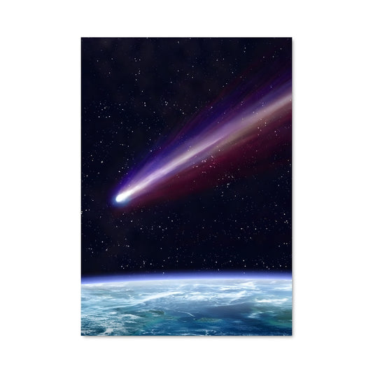 Poster Comète Céleste