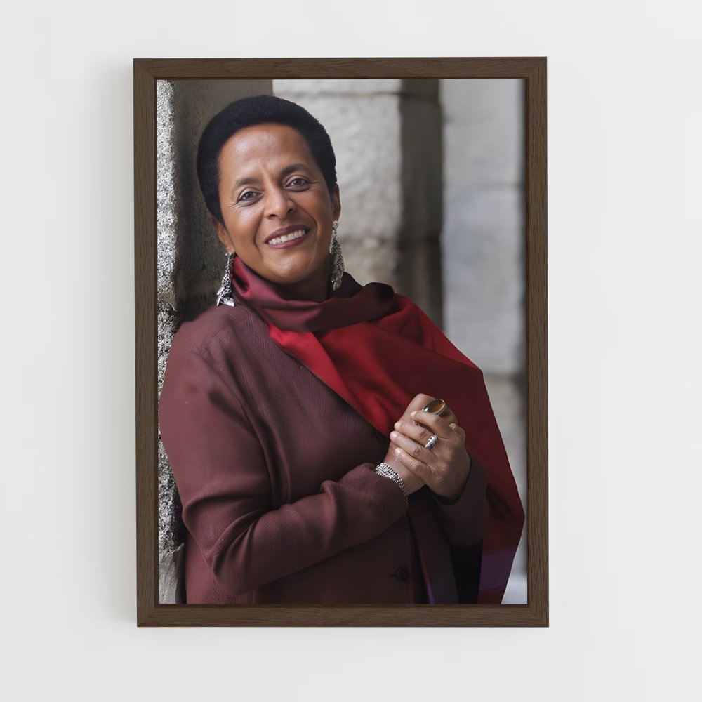 ap-susana baca-2 cadre Bois foncé