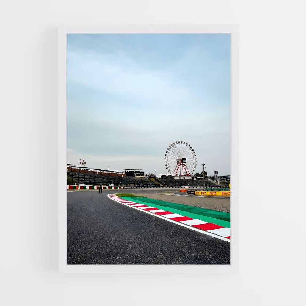 ap-suzuka international racing course japan-1 cadre Blanc