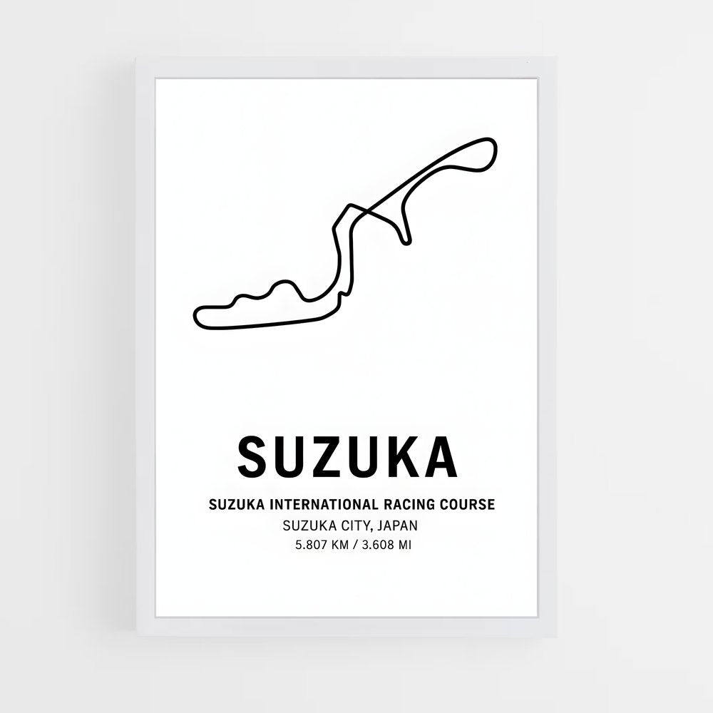 ap-suzuka international racing course japan-3 cadre Blanc
