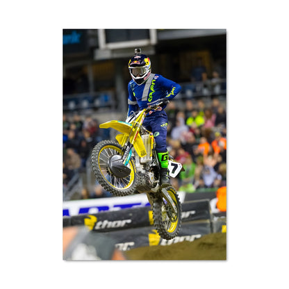 Poster Vol en Jaune