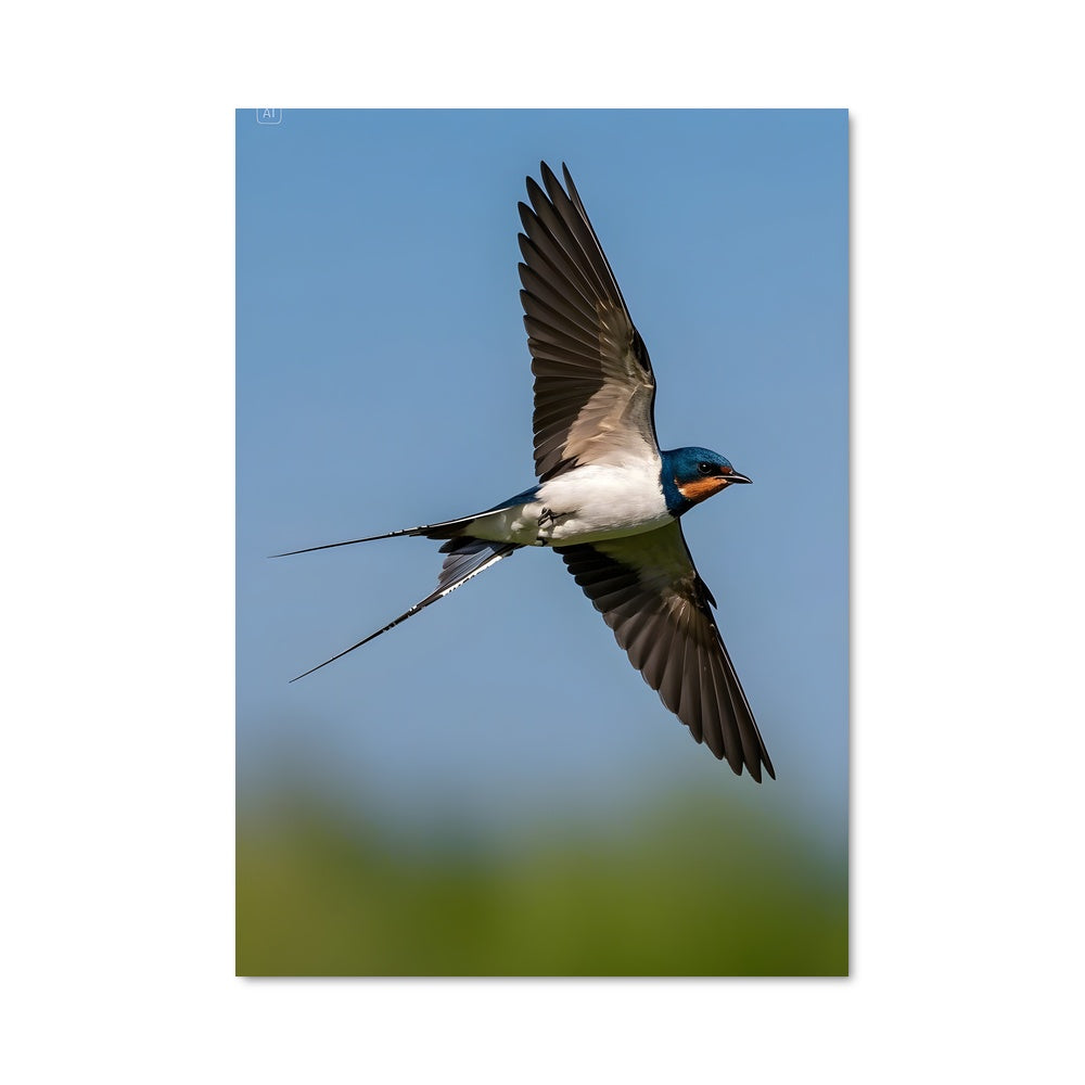 Poster Oiseau Élevé