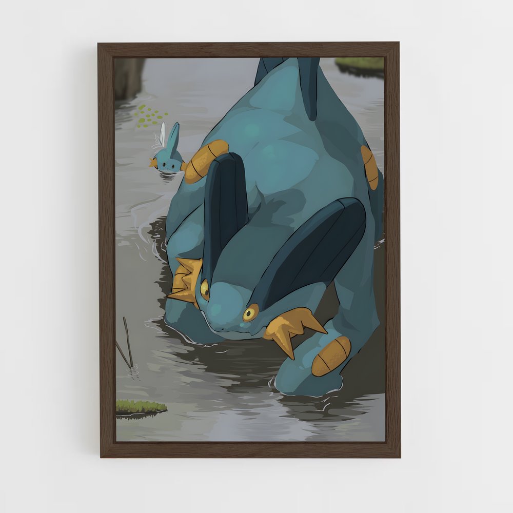 ap-swampert-1 cadre Bois foncé