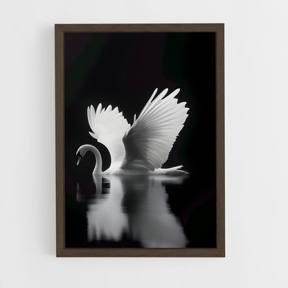 ap-swan-6 cadre Bois foncé