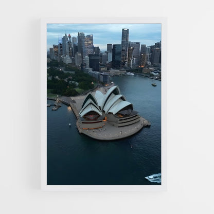 ap-sydney opera house-11 cadre Blanc