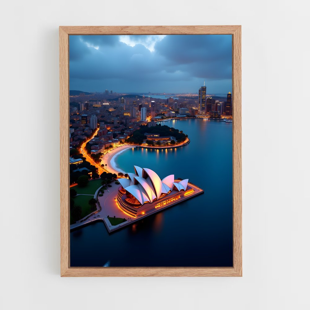 ap-sydney opera house-8 cadre Bois clair