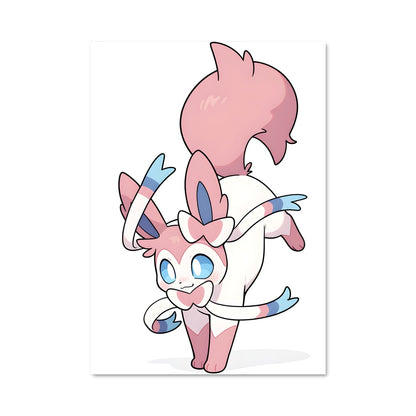 Poster Sylveon Éclatant