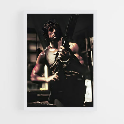 ap-sylvester stallone-8 cadre Blanc