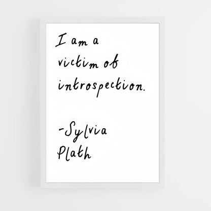 ap-sylvia plath-1 cadre Blanc