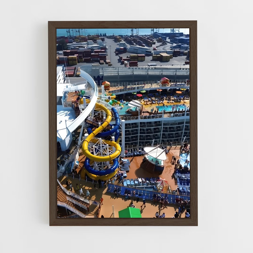 ap-symphony of the seas-1 cadre Bois foncé