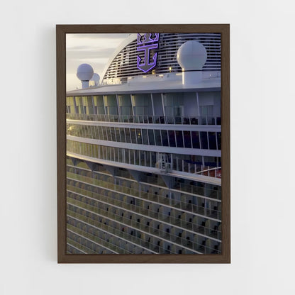 ap-symphony of the seas-2 cadre Bois foncé