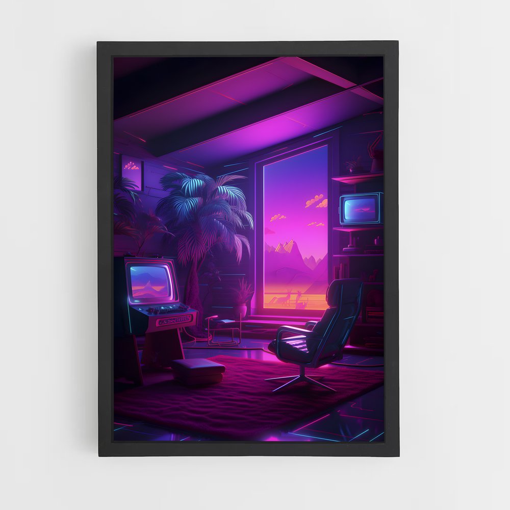 ap-synthwave-5 cadre Noir