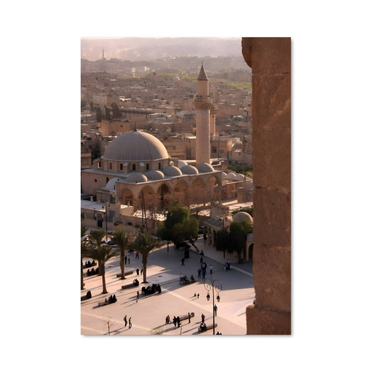 Poster Fenêtre sur Damas