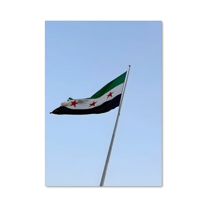 Poster Drapeau de la Syrie