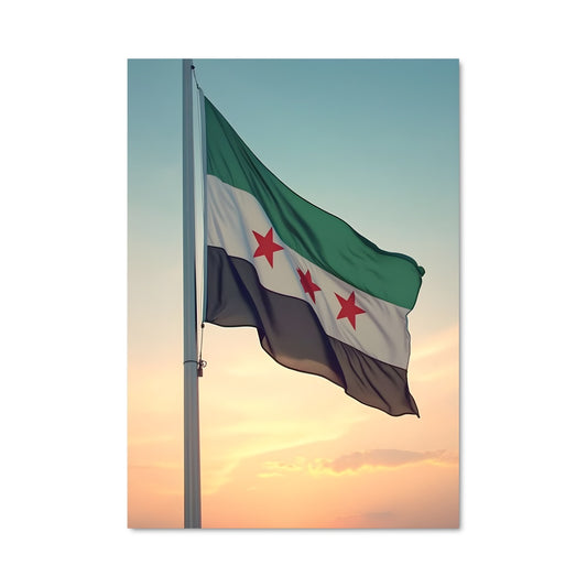 Poster Coucher de Drapeau