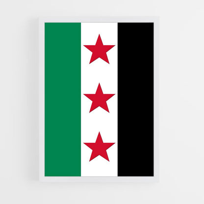 ap-syria flag-14 cadre Blanc