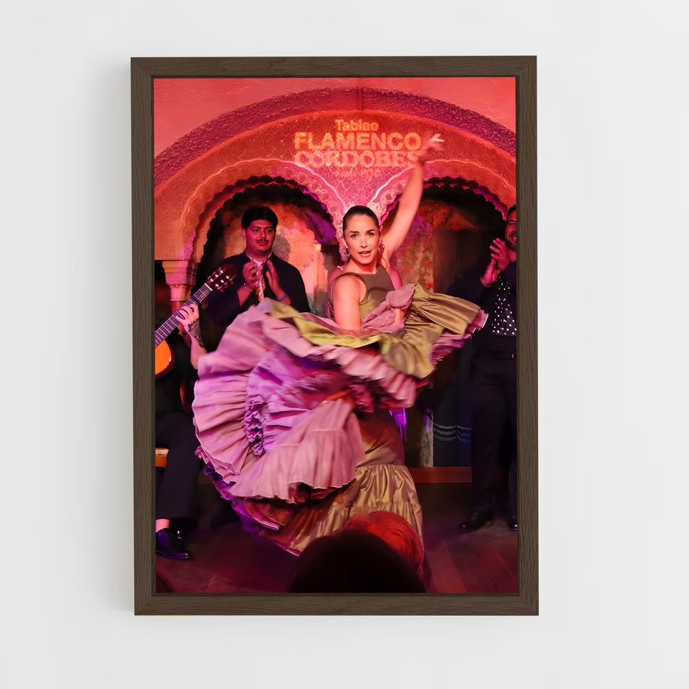 ap-tablao flamenco cordobes-1 cadre Bois foncé