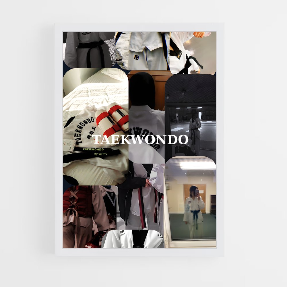 ap-taekwondo-1 cadre Blanc