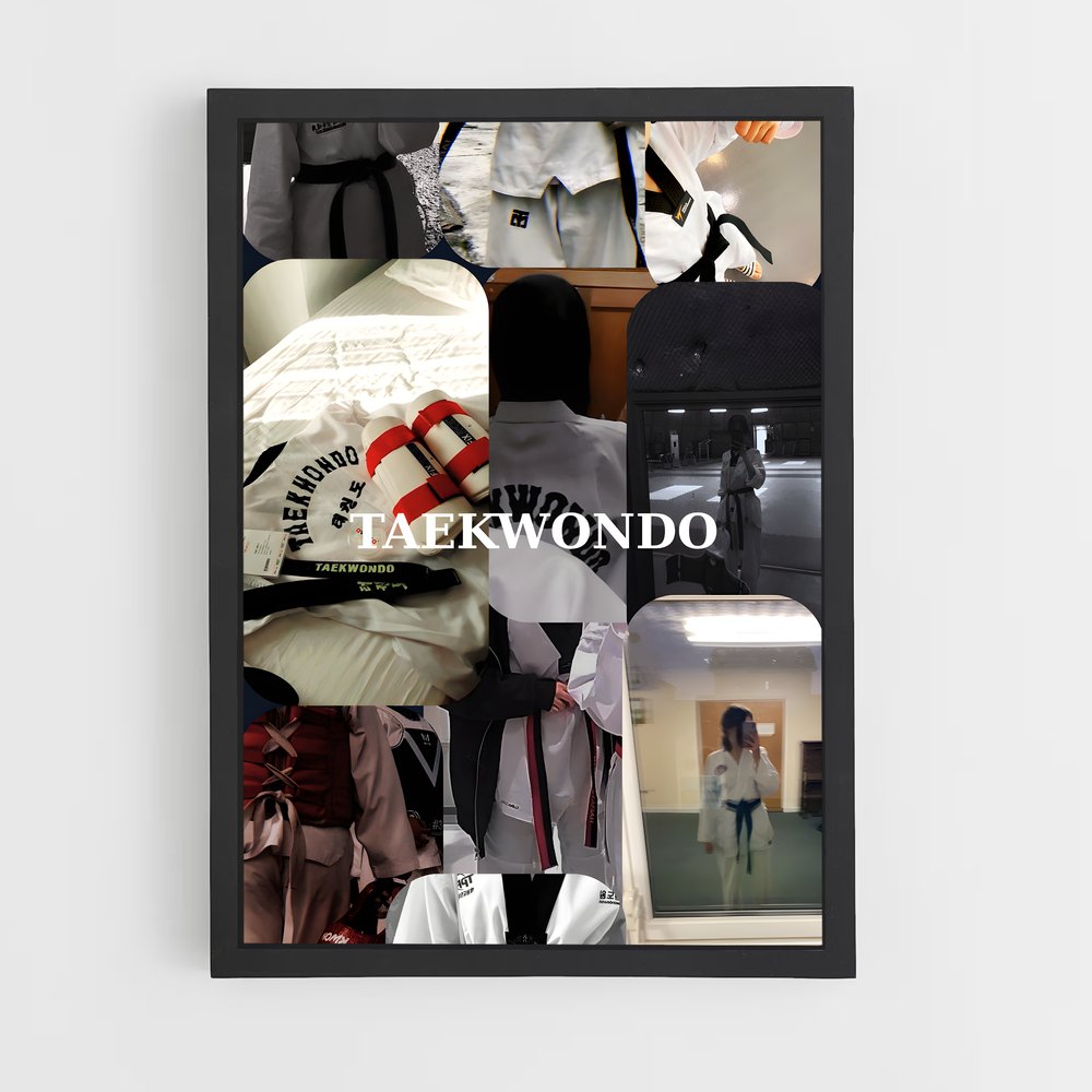 ap-taekwondo-1 cadre Noir